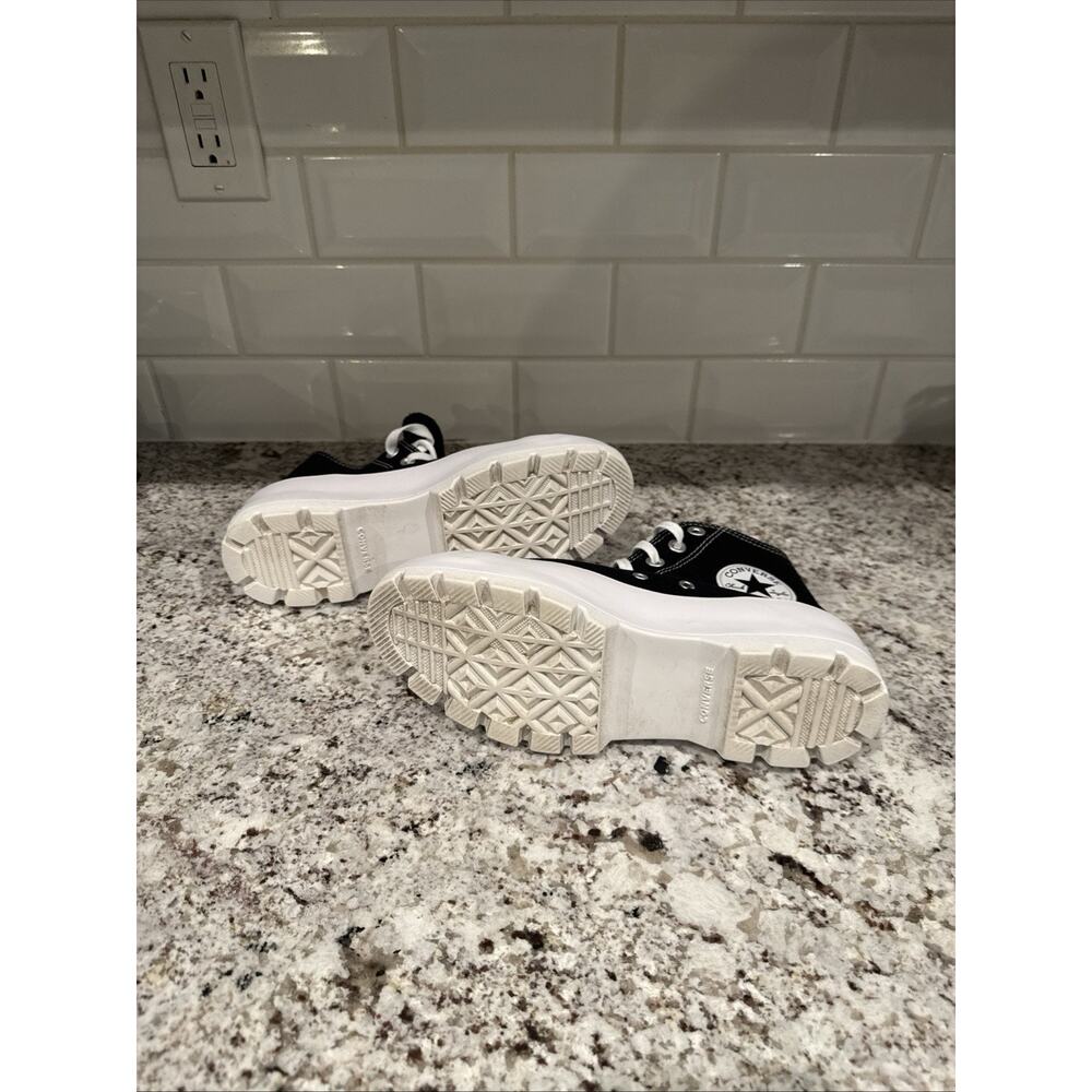 Converse Lugged Hi Platform Sneakers Women's 8 Black Shoes High Top Chuck Taylor - Picture 7 of 7